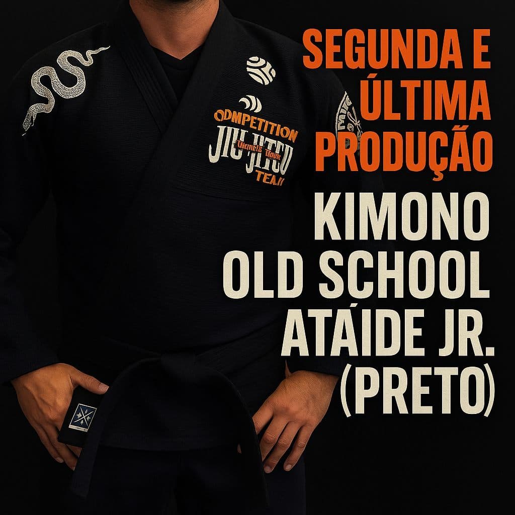 Produção Kimono Old School (Preto)