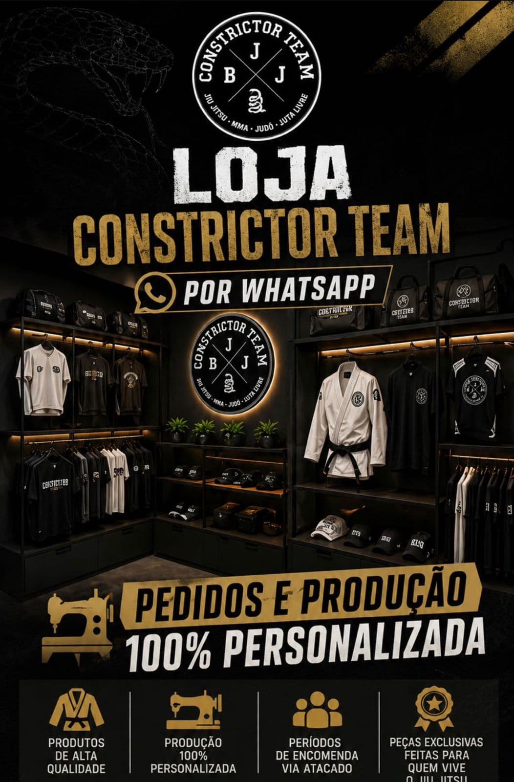 LOJA CONSTRICTOR TEAM — LINHA OFICIAL DE PRODUTOS