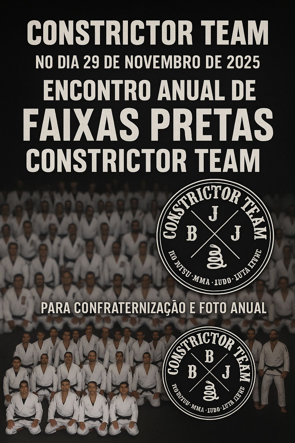 Encontro de Faixas Pretas Constrictor Team